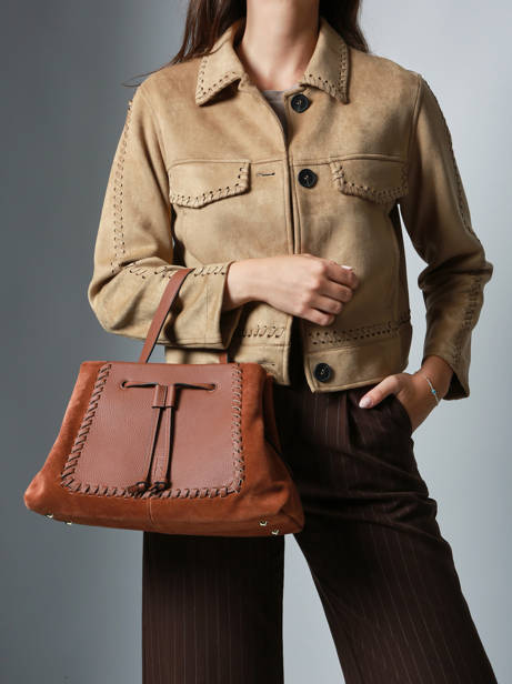 Cross Body Tas Brumby Etrier Bruin brumby EBRU148M ander zicht 1